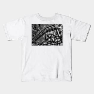 Monochrome Rollercoaster Kids T-Shirt